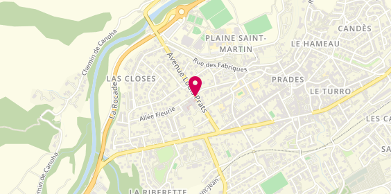 Plan de Clinique Saint Michel, 25 Avenue Louis Prat, 66500 Prades