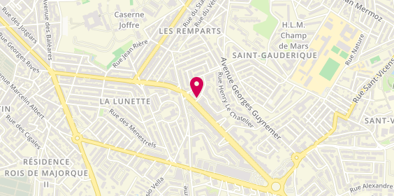 Plan de Clinique Flc Esthetique, 3 Rue Edmé Mariotte, 66100 Perpignan