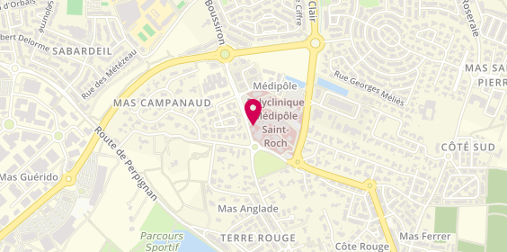 Plan de Centre du Jour du Pre, Rue Ambroise Croizat, 66330 Cabestany