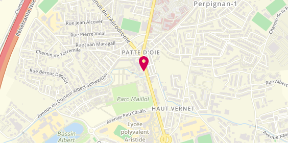 Plan de Clinique du Roussillon, 289 Rue Marechal Joffre, 66000 Perpignan