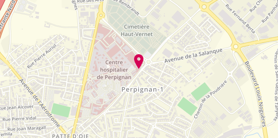 Plan de Efs Occitanie - Site de Perpignan, 55 avenue de la Salanque, 66000 Perpignan