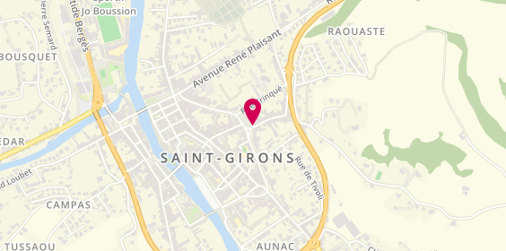 Plan de Cattp Orry St Girons, 3 Avenue Paul Laffont, 09200 Saint-Girons