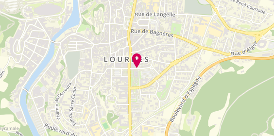 Plan de Centre des Lucioles, 3 Rue Anselme Lacadé, 65100 Lourdes