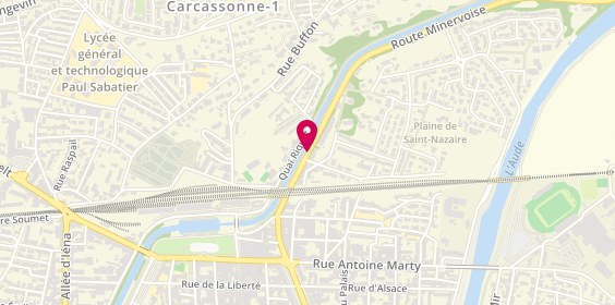 Plan de Inter Secteur Psy Int.juvenile, 58 Route Minervoise, 11000 Carcassonne