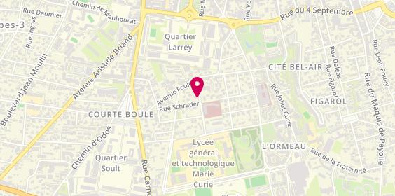 Plan de Hopital de Jour, 6 Rue Nansouty, 65000 Tarbes