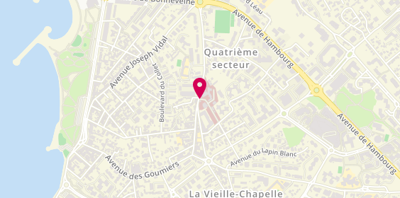 Plan de Clinique Mutualiste de Bonneveine, 89 Boulevard du Sablier, 13008 Marseille