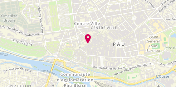 Plan de Location Saisonnière à Pau Fournets - le Hédas, 13 Bis Rue René Fournets, 64000 Pau