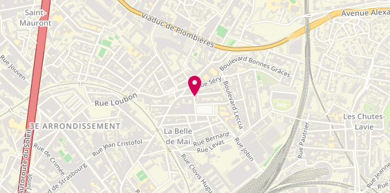 Plan de Cattp Maison Rouge, 10 Boulevard Boyer, 13003 Marseille