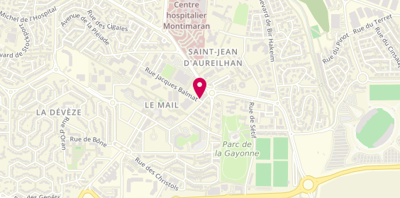 Plan de Sisa Maison de Sante Pluri Professionnelle de Beziers, 313 Rue Jacques Balmat, 34500 Béziers