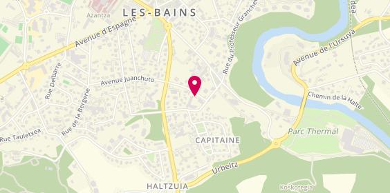 Plan de Clinique Landouzy, 34 avenue Juanchuto, 64250 Cambo-les-Bains