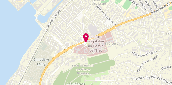 Plan de IRM Hôpital de Sète - Agde Imagerie, Boulevard Camille Blanc 34207, 34200 Sète