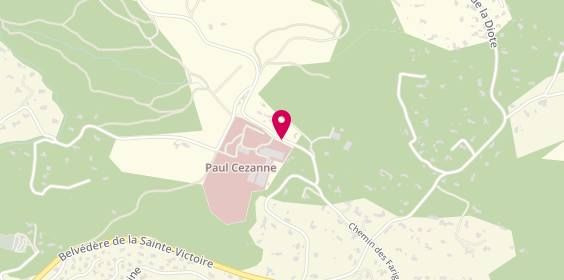 Plan de Centre de Rééducation Paul Cézanne, Cs 30101
929 Route de Gardanne, 13105 Mimet