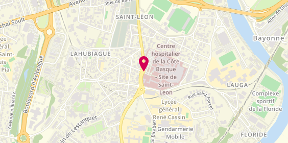 Plan de Centre Hospitalier I C Cote Basque Bayonne, B.P 8
13 Avenue Jacques Loebb, 64109 Bayonne