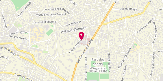 Plan de Clinique Aguiléra - Ramsay Santé, 21 Rue de l'Estagnas, 64200 Biarritz