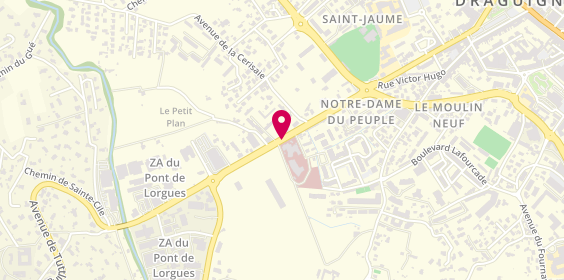 Plan de Polyclinique Notre Dame, 345 Avenue Pierre Brossolette, 83300 Draguignan