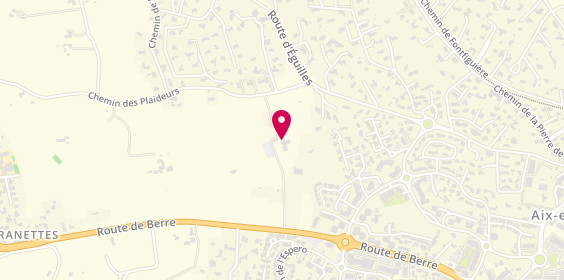 Plan de Clinique la Jauberte, 930 Route de Berre, 13090 Aix-en-Provence
