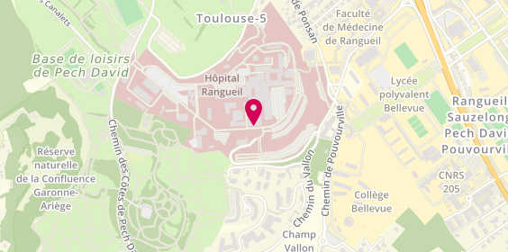 Plan de Hopital de Rangueil, 1 avenue du Professeur Jean Poulhès, 31400 Toulouse
