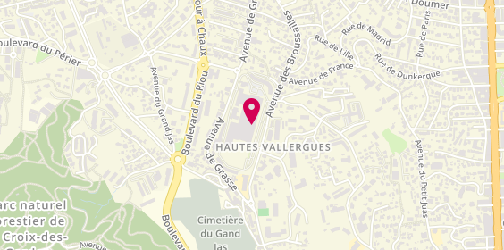 Plan de Centre Hospitalier Cannes Simone Veil, 15 avenue des Broussailles, 06400 Cannes