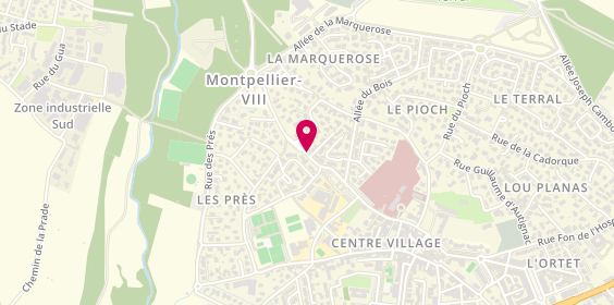 Plan de Clinique le Castelet, B. P. 29
18 Rue Georges Clémenceau, 34431 Saint-Jean-de-Védas