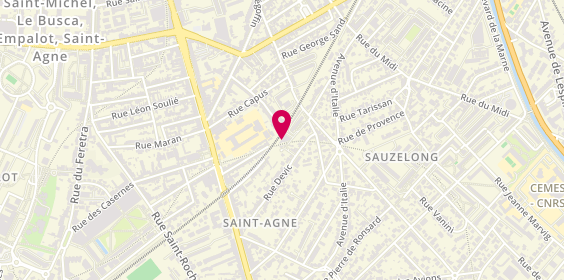 Plan de Maison des Solidarités Rangueil, 39 Rue Camille Desmoulins, 31400 Toulouse