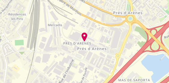 Plan de Maison de l'Entreprise, 429 Rue de l'Industrie, 34000 Montpellier