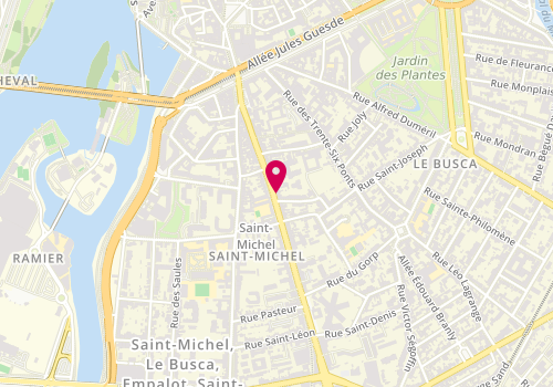 Plan de Maison Anjali, 86 grande Rue Saint-Michel, 31400 Toulouse