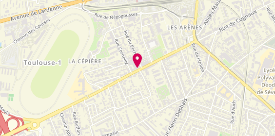 Plan de Clinique Ambroise Pare, 387 Route de Saint Simon, 31082 Toulouse