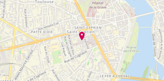 Plan de Hôpital Joseph Ducuing, 15 Rue Varsovie, 31300 Toulouse
