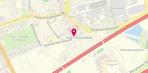 Plan de Clinique du Millénaire, 194 avenue Nina Simone, 34000 Montpellier