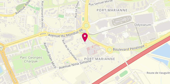 Plan de Maison de Santé Ms4P, 132 Boulevard Pénélope, 34000 Montpellier