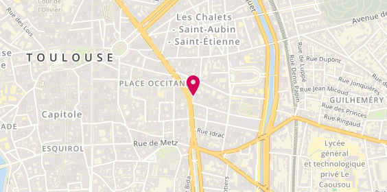 Plan de Clinique de la Vision, 22 Boulevard Lazare Carnot, 31000 Toulouse
