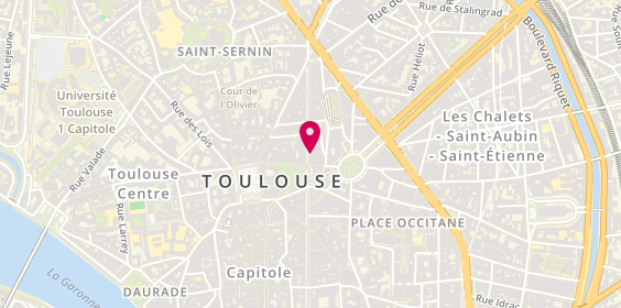 Plan de Jouvenceum - Cabinet de médecine esthétique, épilation laser, greffe capillaire à Toulouse, 32 Rue d'Alsace Lorraine, 31000 Toulouse