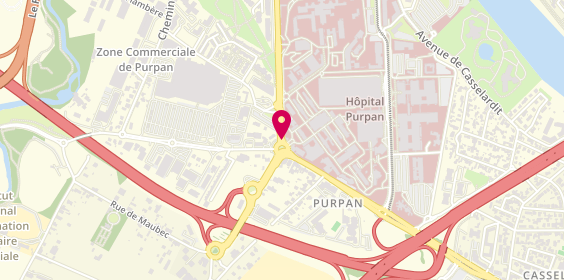 Plan de Hôpital Purpan, Place du Docteur Baylac, 31300 Toulouse