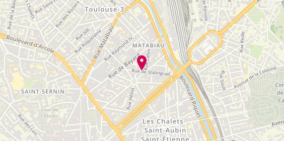 Plan de Maison des Solidarites Centre, 18 Rue de Stalingrad, 31000 Toulouse