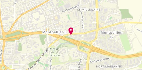 Plan de Starks France - Montpellier, 1128 Av. Albert Einstein, 34000 Montpellier