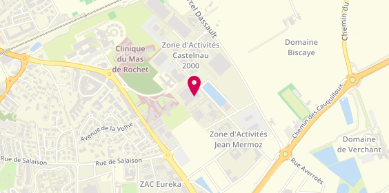 Plan de Centre bourgés, 150 avenue Clément Ader, 34170 Castelnau-le-Lez