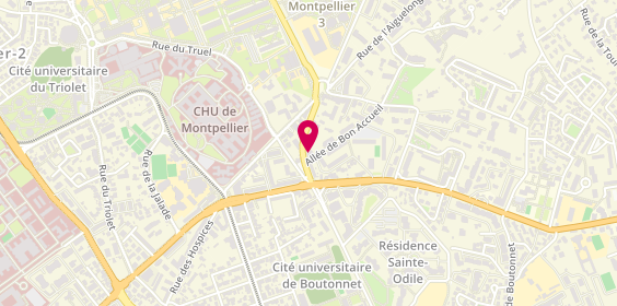 Plan de Centre Dentaire, 271 Allée de Bon Accueil, 34090 Montpellier