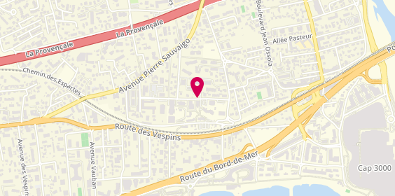 Plan de Institut Arnault Tzanck Saint Laurent Var, Avenue du Dr Maurice Donat, 06721 Saint-Laurent-du-Var