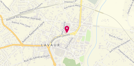 Plan de Centre Hospitalier de Lavaur, 1 Place Vialas, 81500 Lavaur