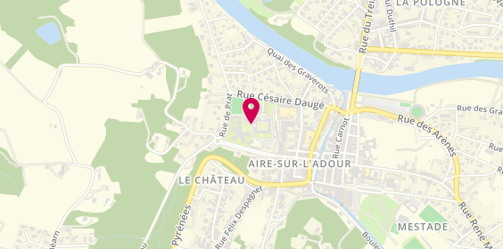 Plan de Clinique Fsef Aire Sur l'Adour, 2 Rue de Prat, 40800 Aire-sur-l'Adour