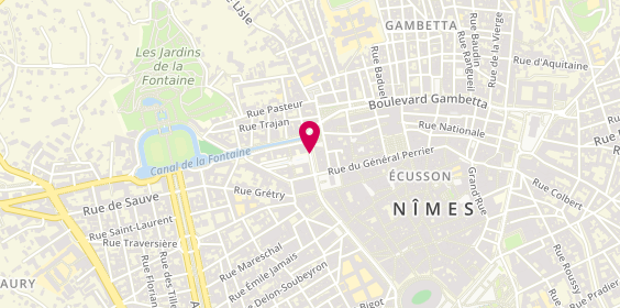 Plan de INOVIE Bioaxiome - Nîmes Maison Carrée, 10 Boulevard Alphonse Daudet, 30000 Nîmes