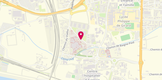 Plan de Institut Sainte Catherine, Cs 80005
250 Chemin de Baigne Pieds, 84918 Avignon