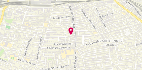 Plan de Hdj Monod, 49 Boulevard Jacques Monod, 84000 Avignon
