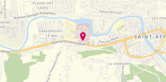 Plan de Centre Hospitalier Emile Borel, 88 avenue Lucien Galtier, 12400 Saint-Affrique
