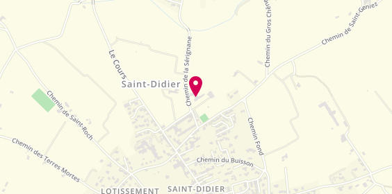 Plan de Clinique Saint Didier, 112 Allee de la Gardette, 84210 Saint-Didier