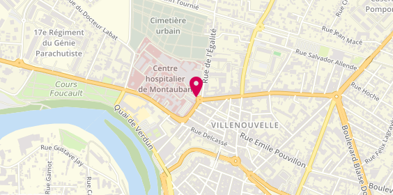 Plan de Centre Hospitalier General, Bp 765
100 Rue Léon Cladel, 82013 Montauban