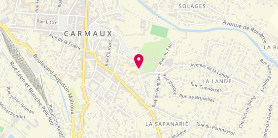 Plan de Maison du Conseil Departemental Carmaux, 11 Boulevard Charles de Gaulle, 81400 Carmaux