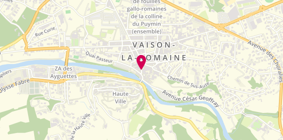 Plan de Centre Hospitalier Vaison la Romaine, Centre Hospitalier
18 Rue Grande Rue, 84110 Vaison-la-Romaine