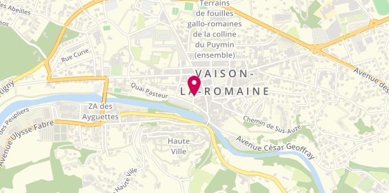 Plan de Cmp Cattp Vaison, Hopital Jour Pole Va 1 Rue Ventoux, 84110 Vaison-la-Romaine