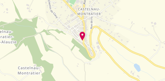 Plan de Maison Medicale, 37 Pl. Gambetta, 46170 Castelnau-Montratier